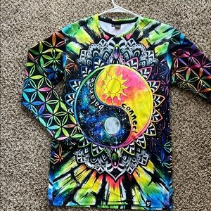 Colorful Mandala Long Sleeve Tee